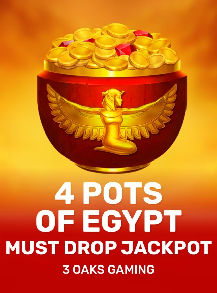 Must Drop JACKPOT 4 Pots of Egypt game tile