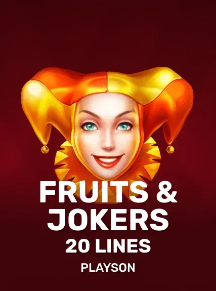 Fruits & Jokers: 20 lines game tile