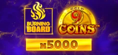 9 Coins Gold Burning Board