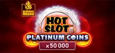 Hot Slot: Platinum Coins Burning Board
