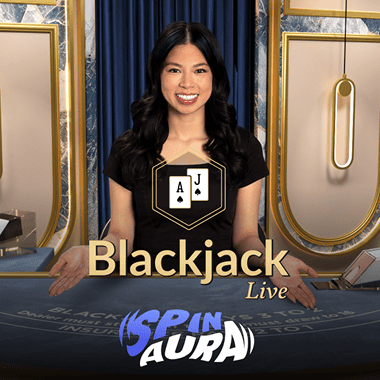 Spinaura Blackjack table games by Evolution