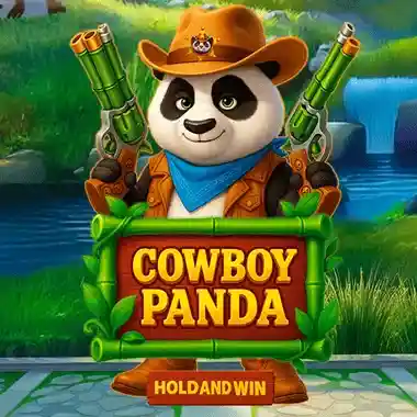Cowboy Panda Hold and Win game tile