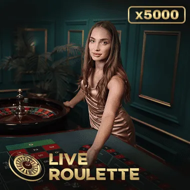Live Roulette X5000 game tile