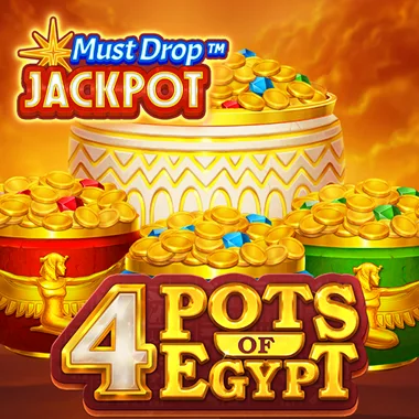 Must Drop JACKPOT 4 Pots of Egypt game tile