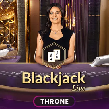 Blackjack Throne game tile