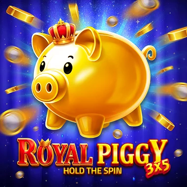 3x5 Royal Piggy: Hold The Spin game tile