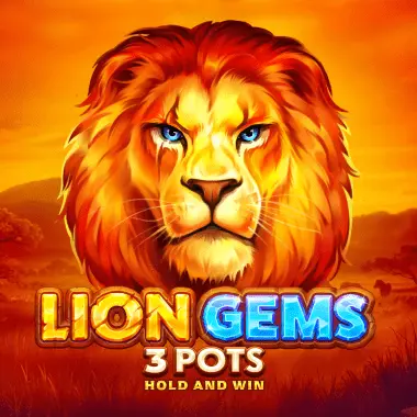 Lion Gems 3 Pots game tile